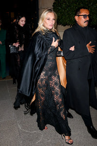 Kate Moss wears Alexandra King Cape
