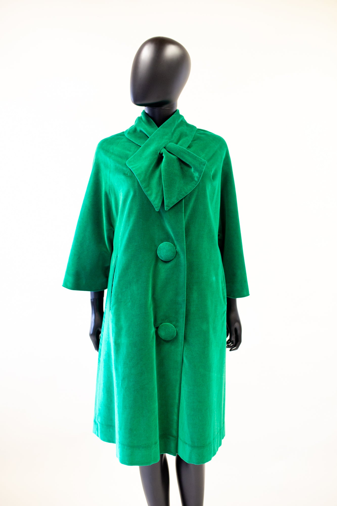Vintage 1950s Green Velvet Coat – ALEXANDRA-KING