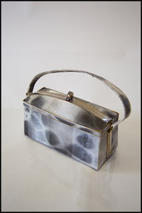 Vintage 1950s Dapple Grey Box Bag