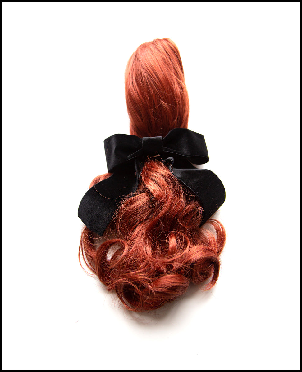 Black Velvet Hair Bow Barrette – ALEXANDRAKING
