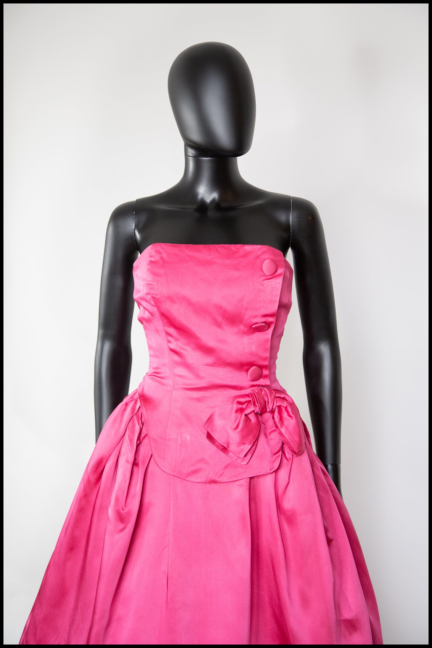 white christmas dresses 60s Ms. Elliette Pink Cocktail Dress w27 – Maude Vintage main image 0