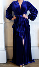 Vamp - Royal Blue Velvet Gown