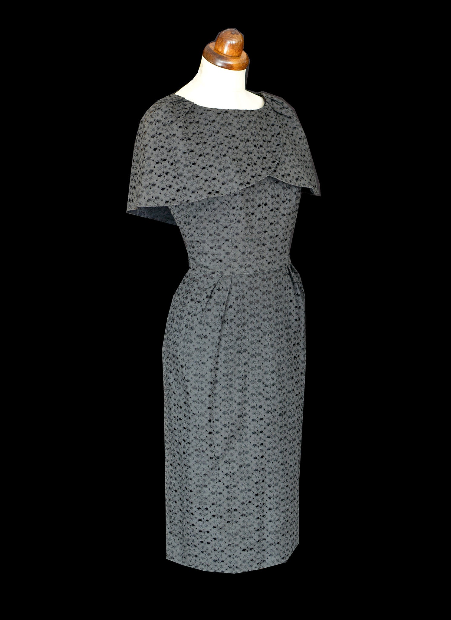 grey wiggle dress Vintage 1960s Dress, XXS to XS | Hourglass Heather Grey Wiggle Dress