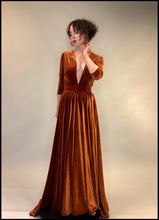 alexandra king amber velvet gown dress 