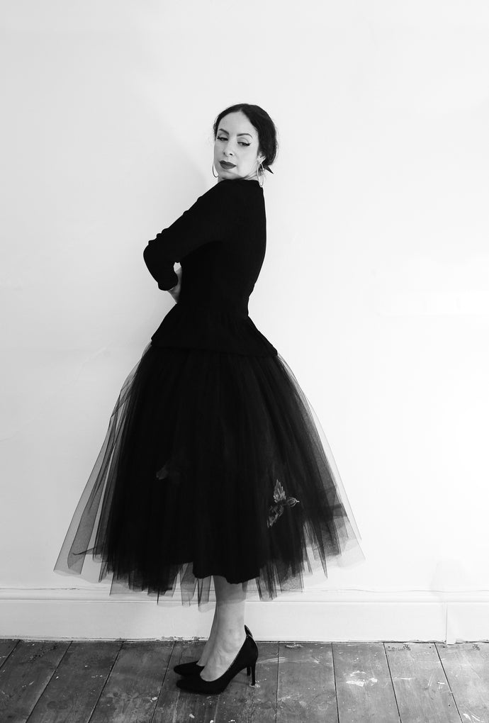 Black Tulle Ballerina Skirt