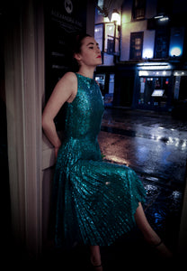 Sparkle Sequinned Dress and Photoshoot