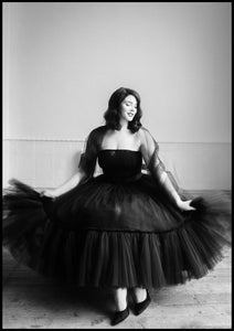 Ballerina Dress in Black Tulle