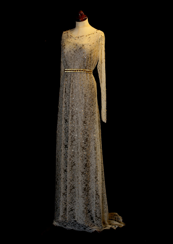 Grace's Beaded Lace Wedding Dress