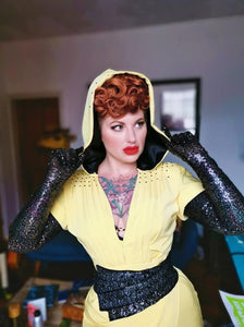 Making Of A Gown for Greyhound Vintage
