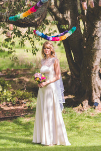 Jo's Bespoke Bias Cut Silk Wedding Dress