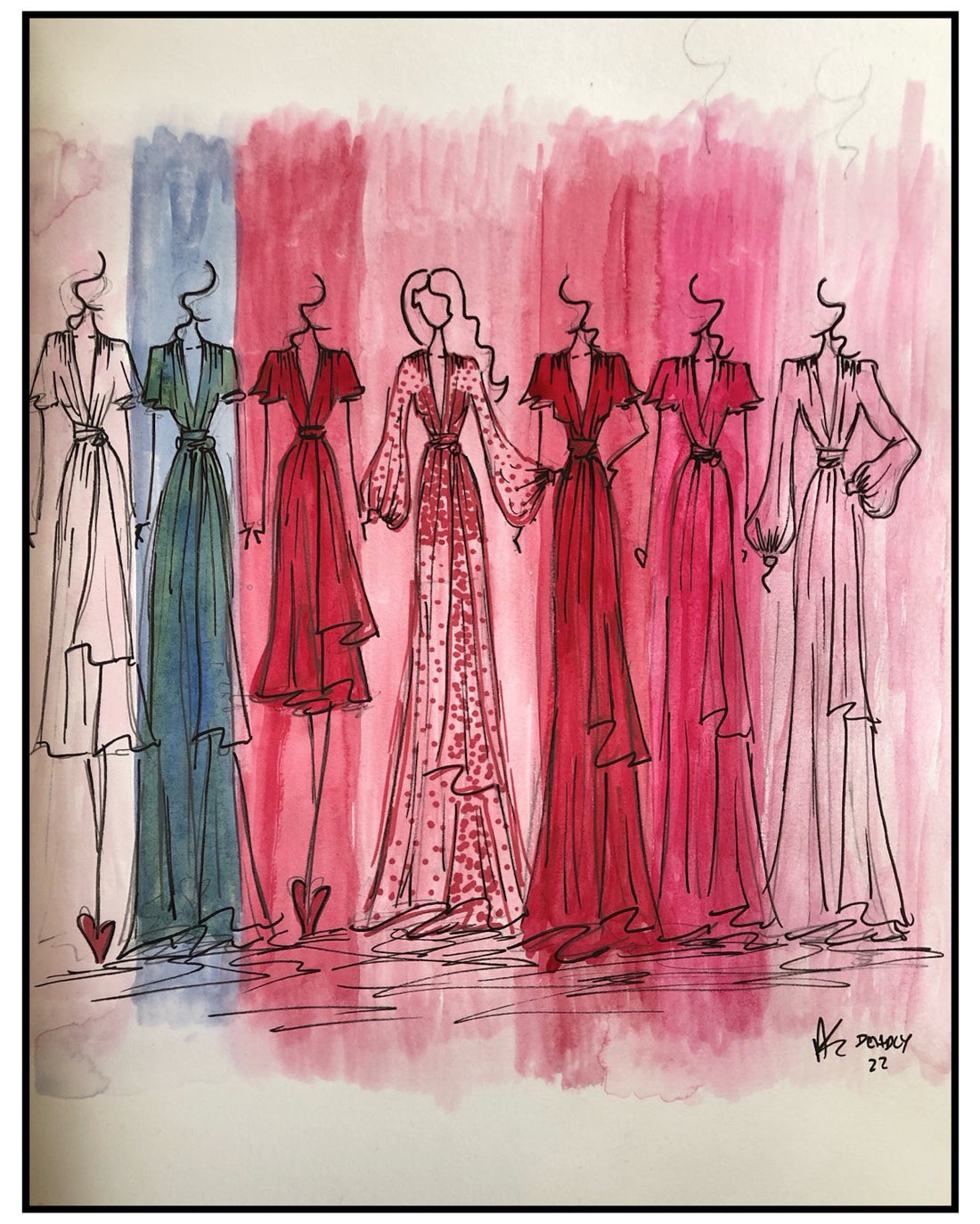 alexandra king for deadly is the female design sketch valentines 2022