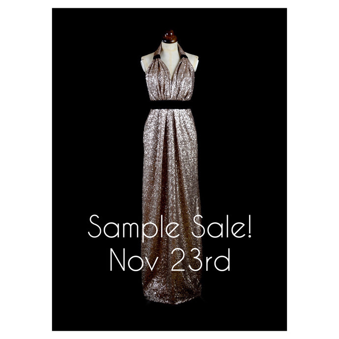 Sample Sale Nov 23rd 2018