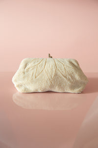 vintage 1930s art deco pearl beaded bridal bag