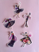 Illustrated fairy stickers 