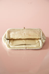 Vintage 1930s Ivory Pearl Beaded Bag