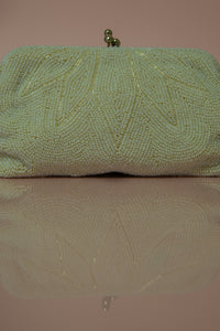 Vintage 1930s Ivory Pearl Beaded Bag