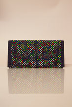 Vintage 1940s Blue Bobble Bead Clutch Bag
