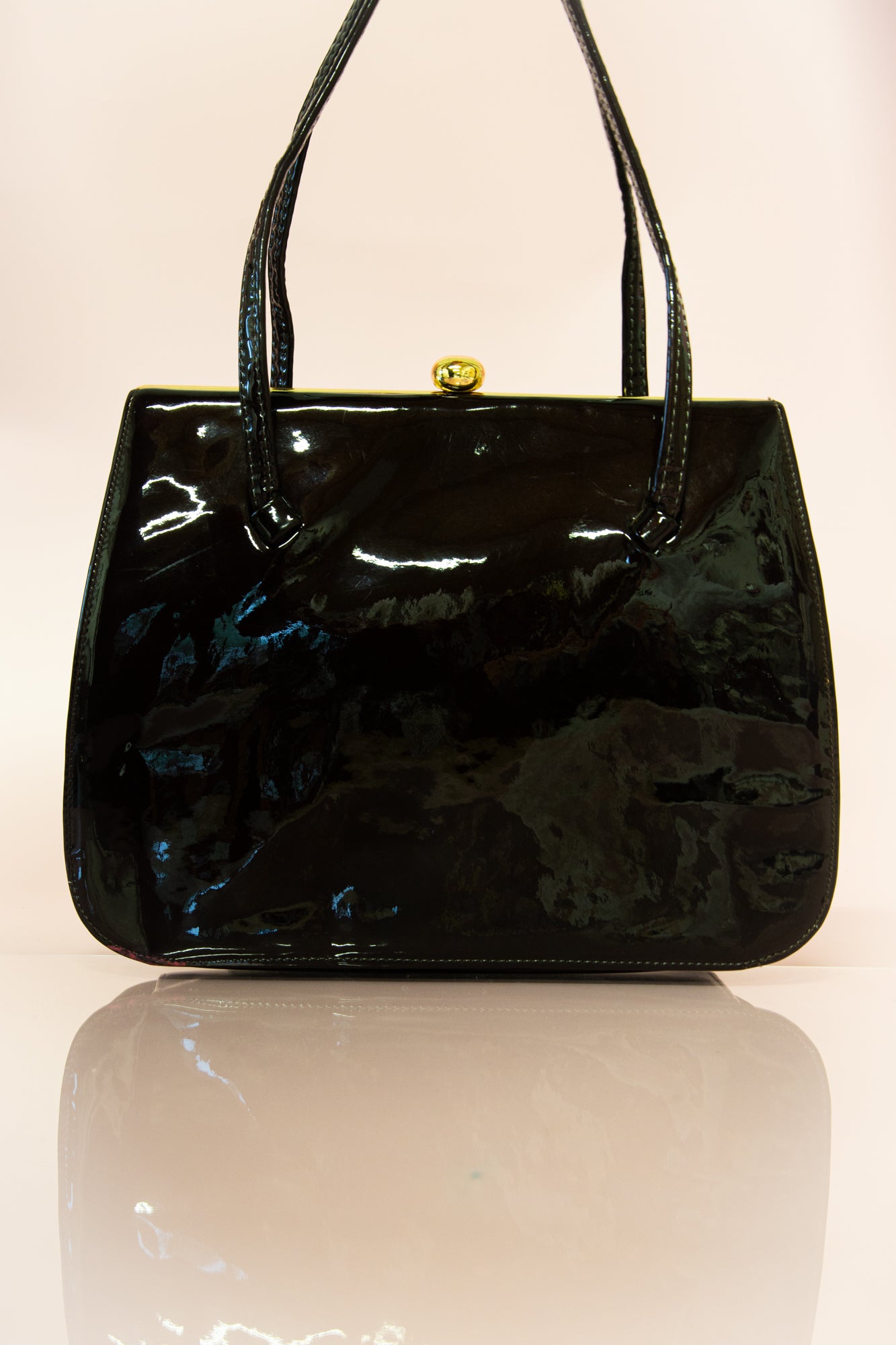 Vintage patent leather handbags cheap