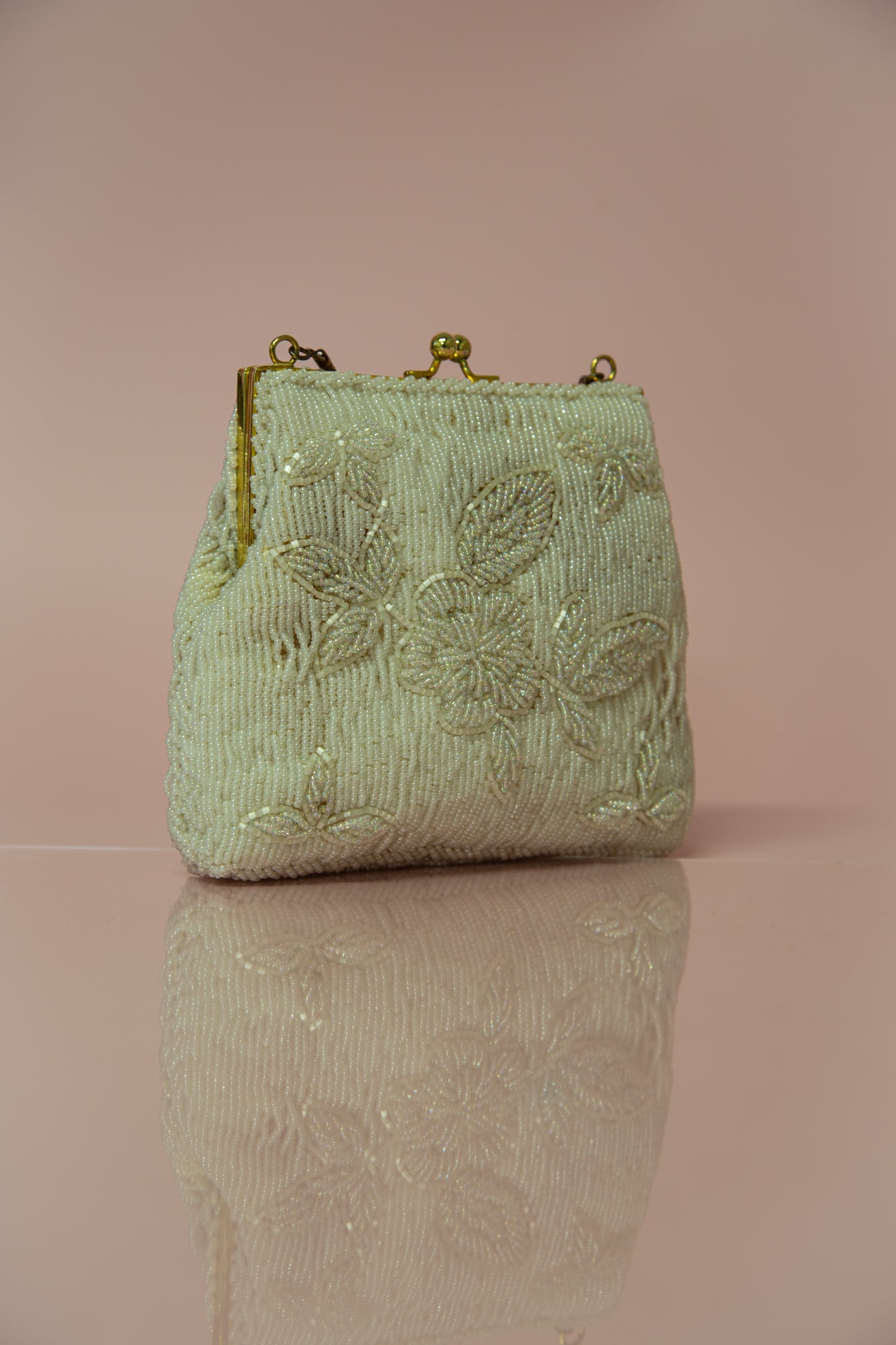 Vintage 1950s Iridescent Beaded Bag