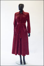 1940s corduroy cord house dress alexandra king vintage