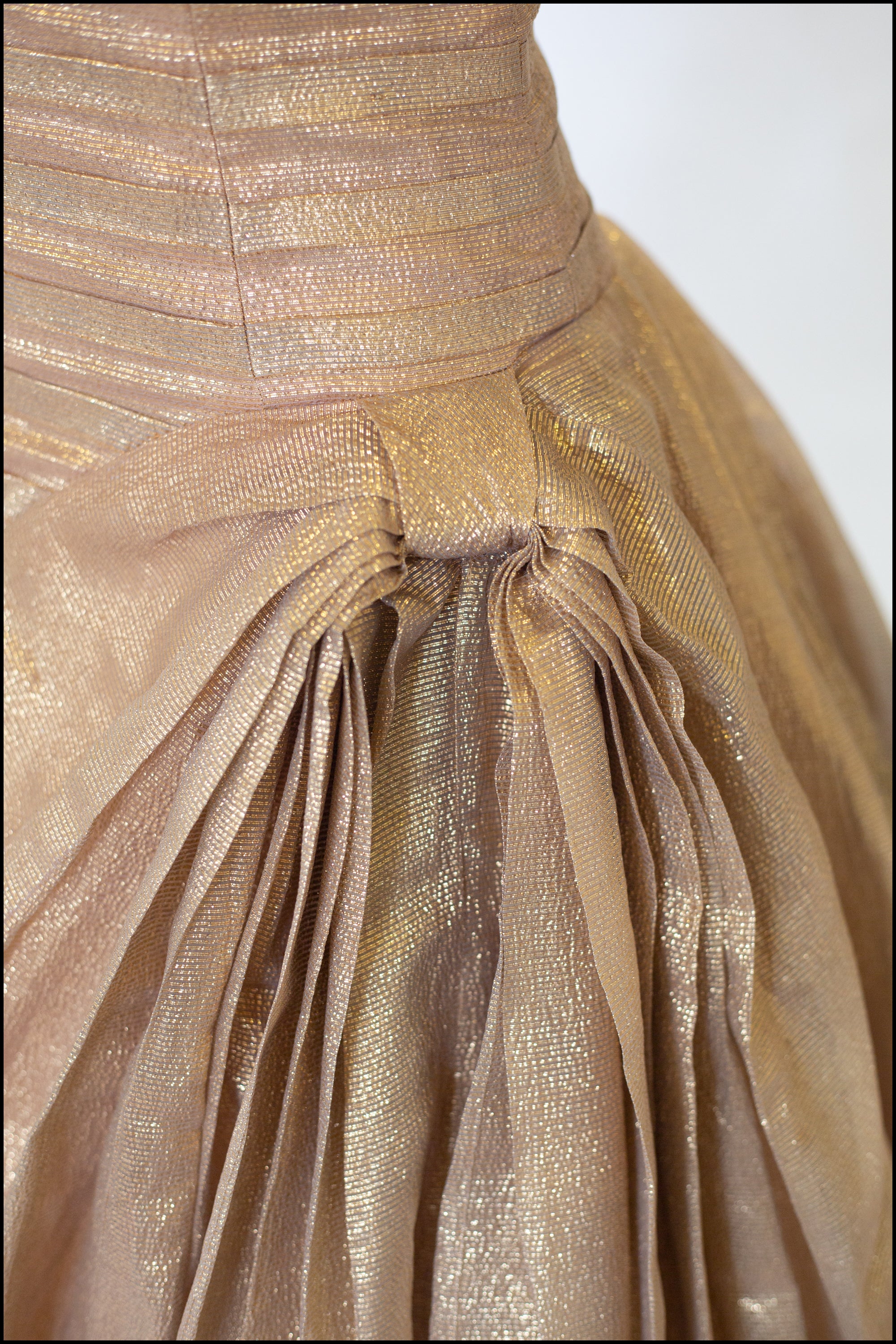 Vintage 1950s Gold Lame Ballgown Dress ALEXANDRA-KING Vintage 1950s Gold Lame Ballgown Dress ALEXANDRA-KING