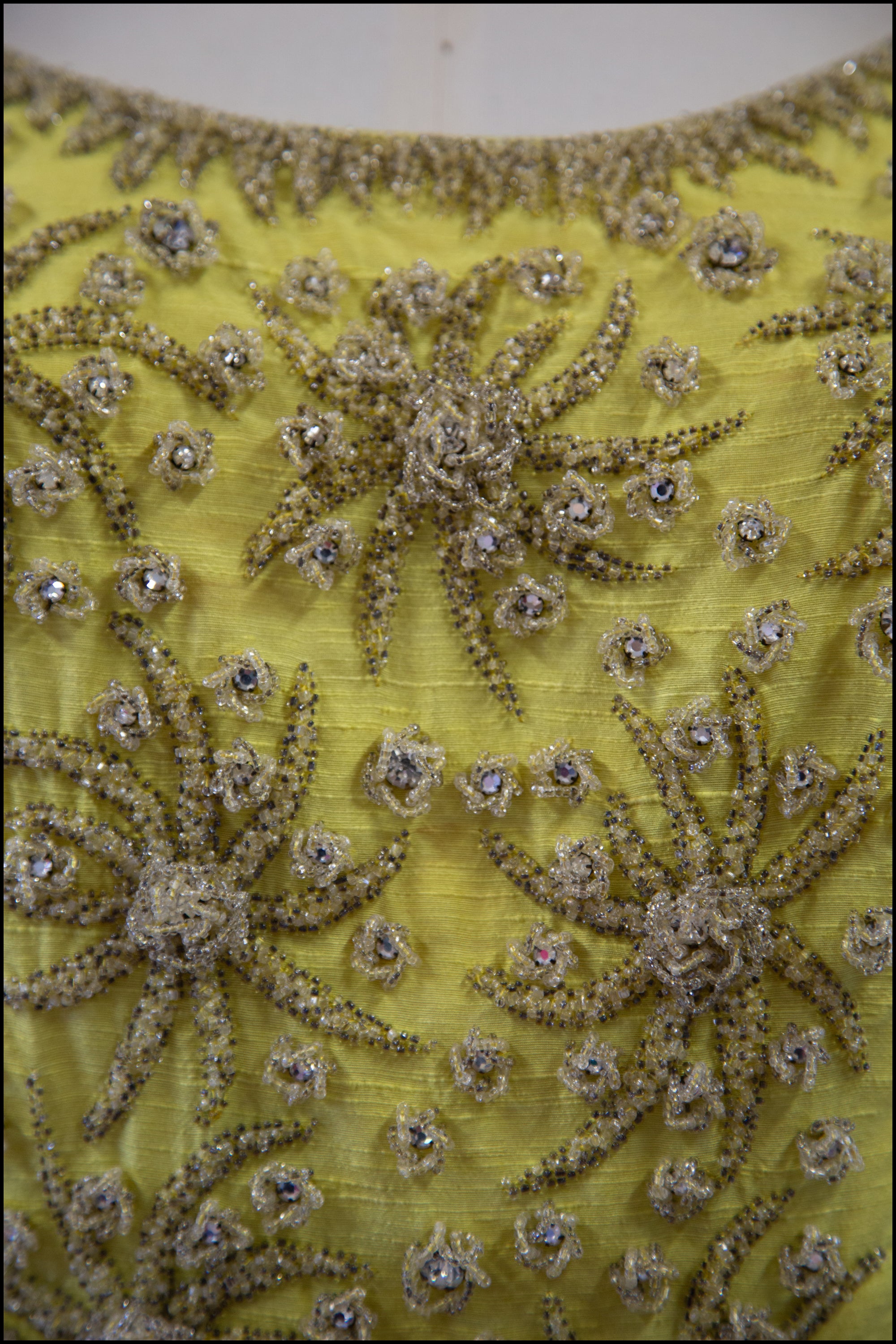 Vintage 1960s Yellow Silk Beaded Dress – ALEXANDRAKING