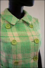 Vintage 1960s Green Wool Bullocks Wiltshire Mini Dress