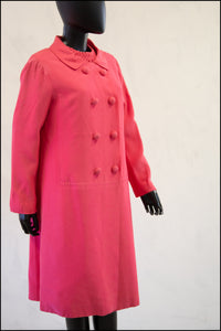 Vintage 1960s Pink Mini Dress Suit