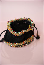 Vintage 1940s Rainbow Beaded Evening Bag