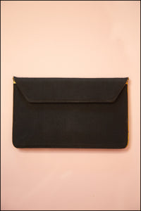 Vintage 1940s Black Folding Frame Purse