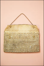 Vintage 1920s Silver Crystal Purse