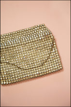 Vintage 1920s Silver Crystal Purse