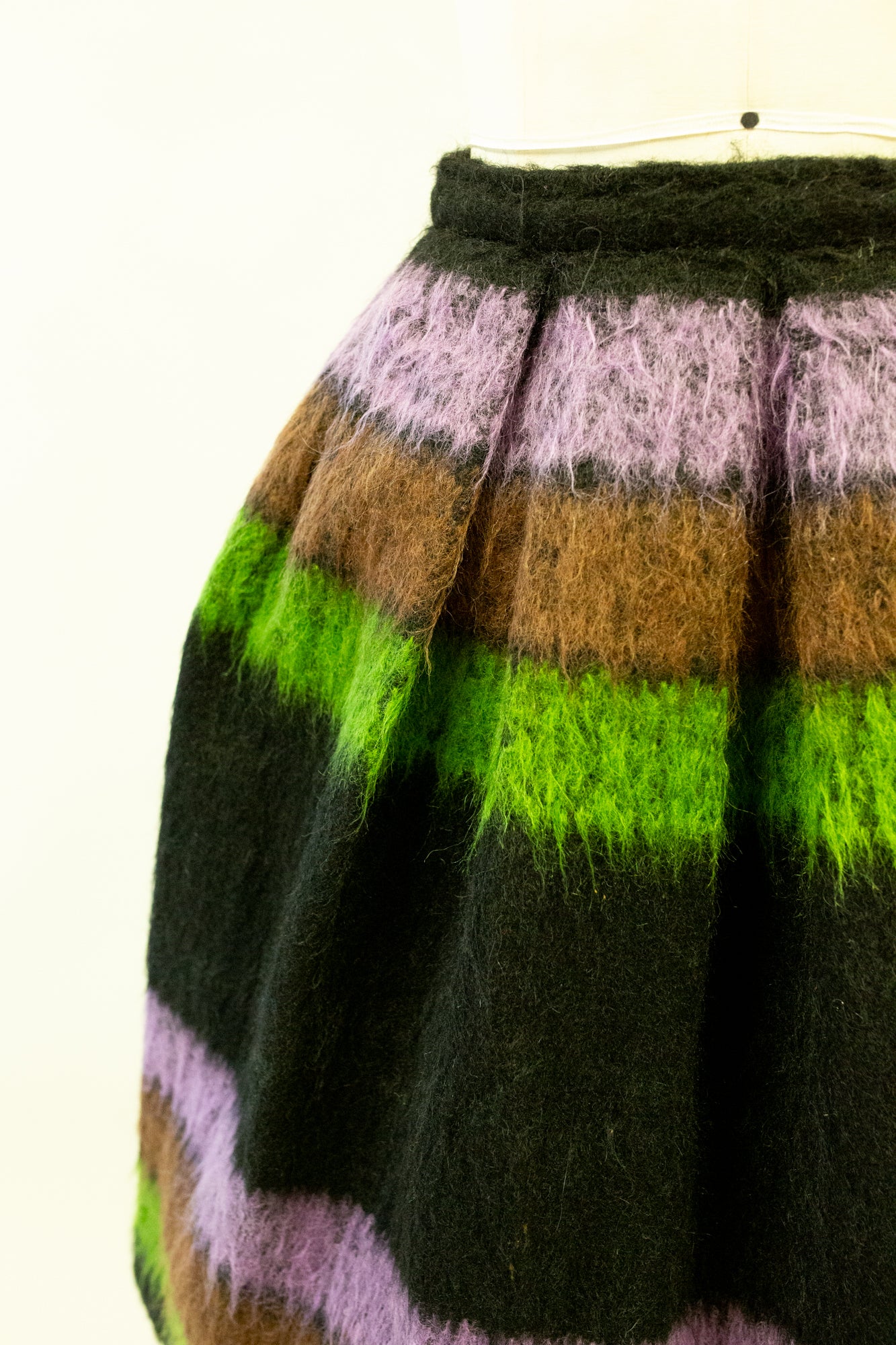 Vintage 1950s Mohair Midi Skirt