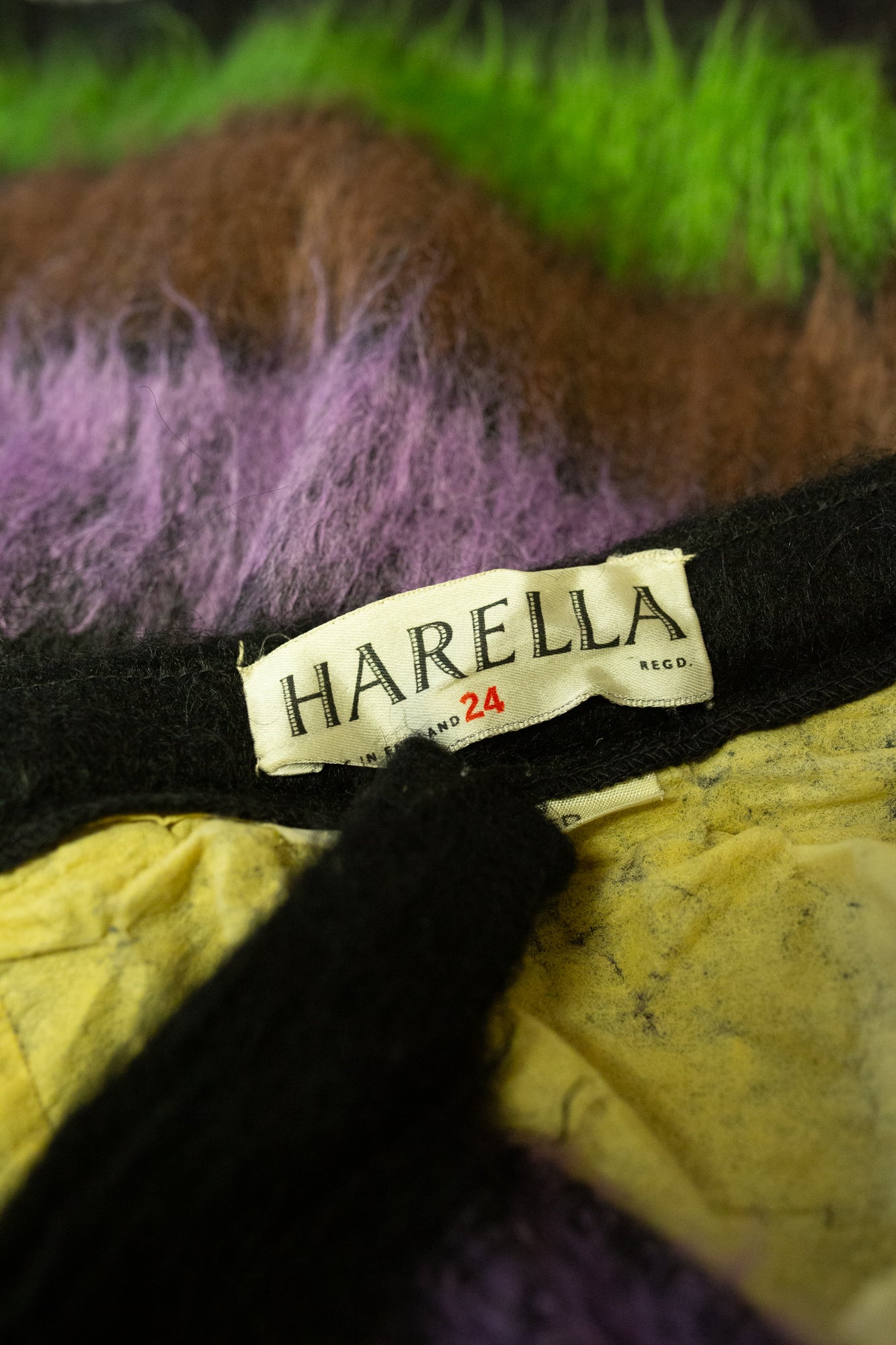 Vintage 1950s Mohair Midi Skirt