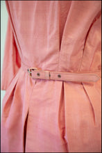 Vintage 1950s Pink Silk Dress Set