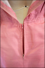 Vintage 1950s Pink Silk Dress Set