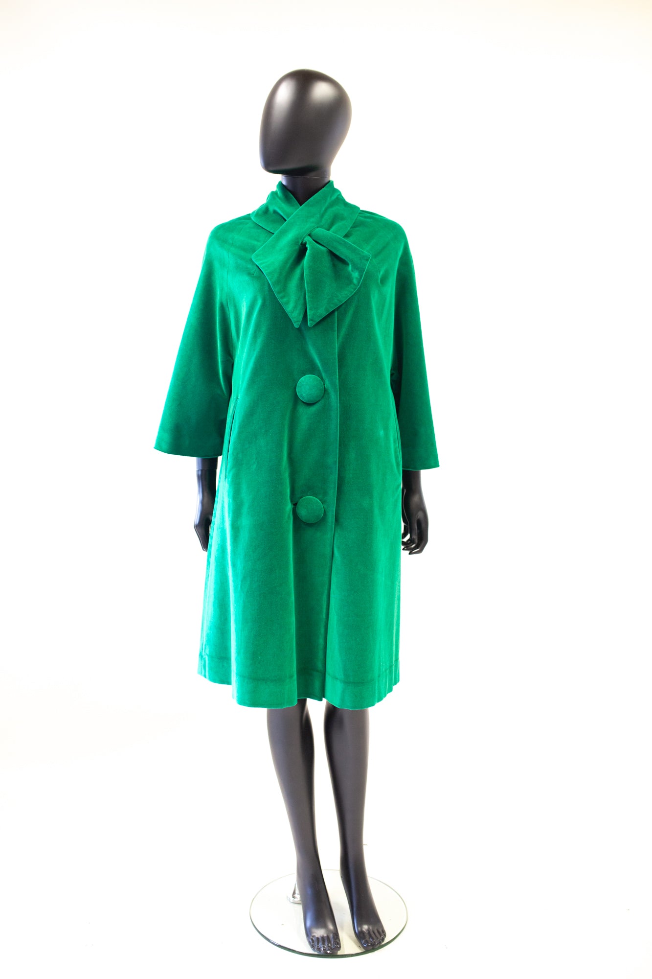 Vintage 1950s Green Velvet Coat – ALEXANDRA-KING