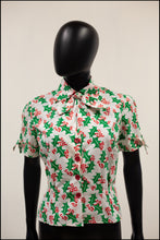 Vintage 1960s Holly Holiday Blouse