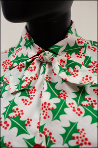 Vintage 1960s Holly Holiday Blouse