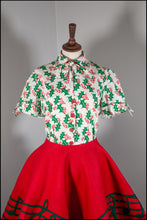 Vintage 1960s Holly Holiday Blouse