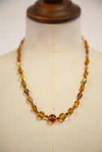 Vintage 1980s Amber Glass Allsorts Necklace