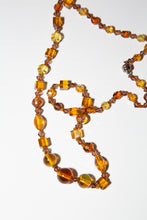 Vintage 1980s Amber Glass Allsorts Necklace