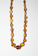Vintage 1980s Amber Glass Allsorts Necklace