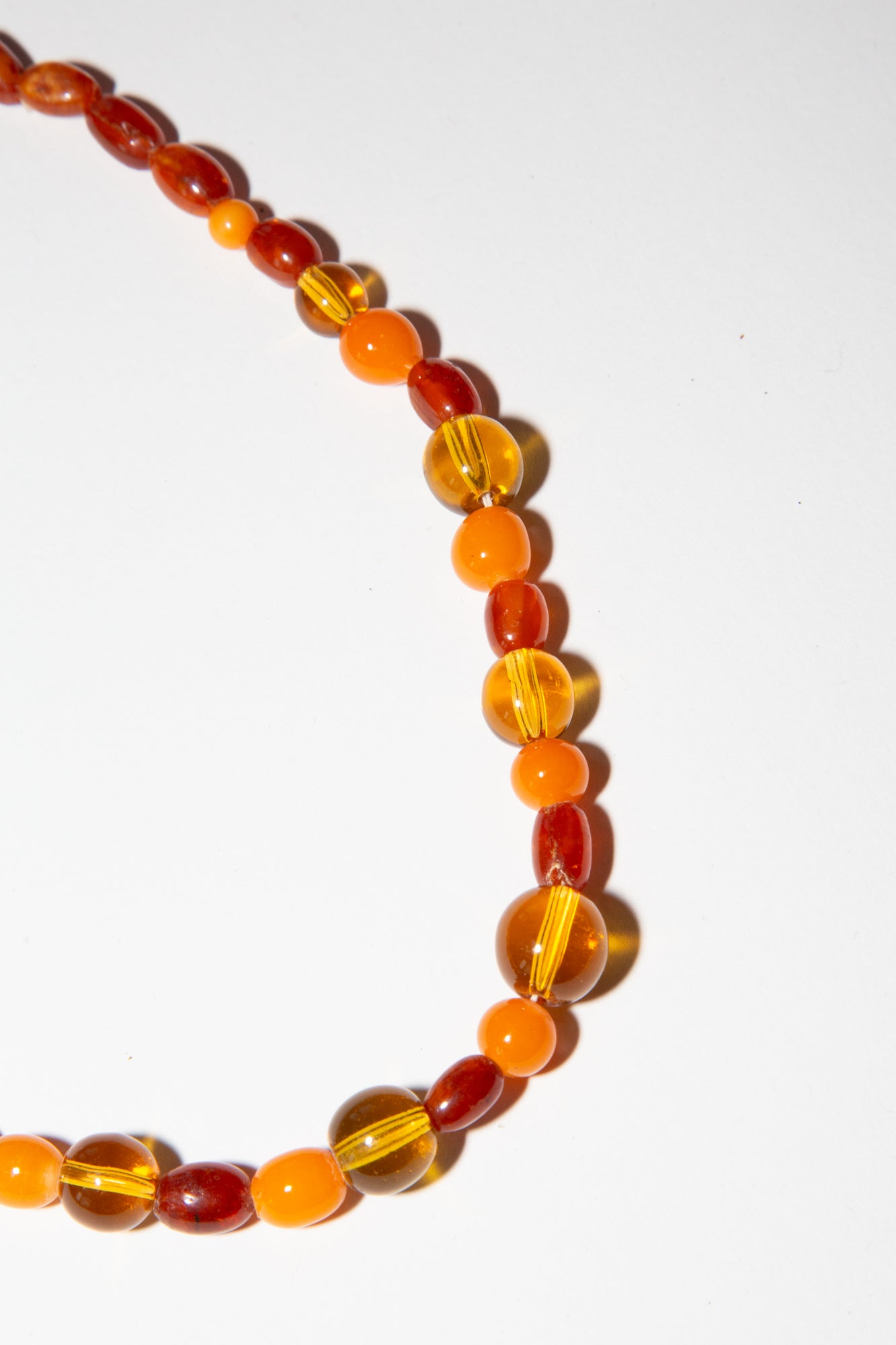vintage 1940s amber necklace Alexandra King