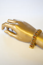 Vintage 1980s Blue Red Gold Bracelet