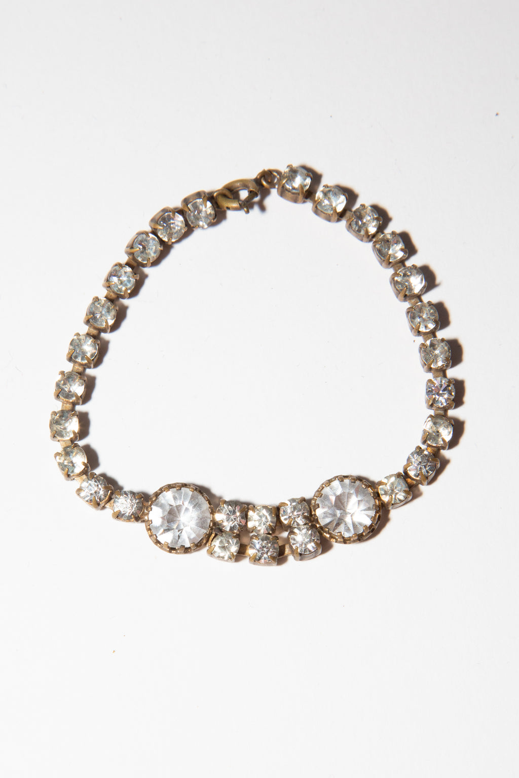Vintage 1930s Paste Art Deco Riviere Bracelet