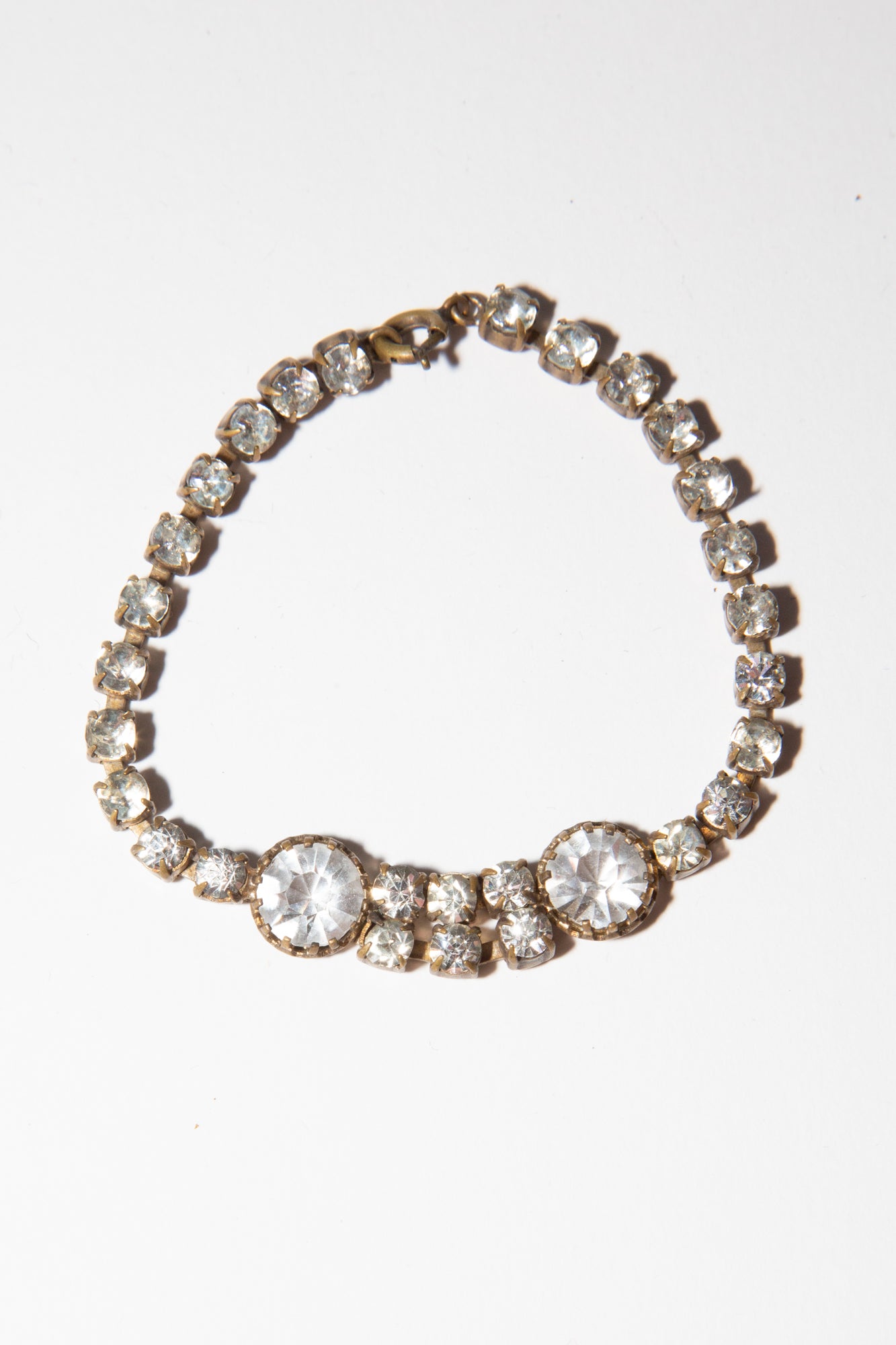 Vintage 1930s Paste Art Deco Riviere Bracelet