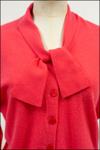Vintage 1960s Hot Pink Pringle Cardigan