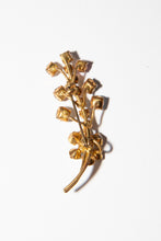 Vintage 1950s Colourful Floral Rhinestone Brooch