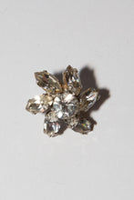 Vintage 1940s Small Rhinestone Pin Brooch